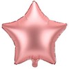 Party Deco PartyDeco Folinis balionas Žvaigždė, rožinio aukso 48 cm