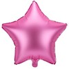 Party Deco PartyDeco Folinis balionas Žvaigždė, rožinis 48 cm