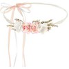 PartyDeco Gėlių karūnėlė, rausva 18cm