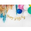 PartyDeco Girlianda Happy Birthday auksinė, 16.5x62cm