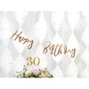 PartyDeco Girlianda Happy Birthday rožinio aukso, 16.5x62cm