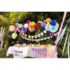 PartyDeco Girlianda marga Happy Birthday, 163x12 cm