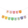 PartyDeco Girlianda marga Happy Birthday, 163x12 cm