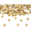 PartyDeco Konfeti patranka Auksinės žvaigždės 20cm