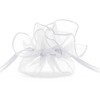 PartyDeco Organzos maišelis, 25cm 10 vnt, Spalva: Rožinis