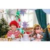 PartyDeco Pakabinamos dekoracijos Mirguliuojančios snaigės, 6vnt