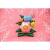 PartyDeco Pastatomas folinis balionas Gėlės, 86 x 80,5 cm