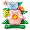 PartyDeco Pastatomas folinis balionas Gėlės, 86 x 80,5 cm
