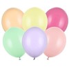 PartyDeco Pastelinių spalvų balionai 27 cm 10vnt