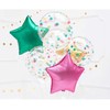 PartyDeco Permatomas balionas su margais taškeliais 40cm