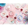 PartyDeco Popierinės dekoracijos-vėduoklės Vienaragis, 1 pak/3 vnt