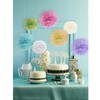 PartyDeco Popierinis Pom-Poms, 25cm, Spalva: Rožinis