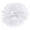PartyDeco Popierinis Pom-Poms, 35cm, Spalva: Balta
