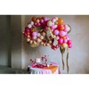PartyDeco Rišami balionai 33cm, rausvi