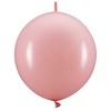 PartyDeco Rišami balionai 33cm, rausvi
