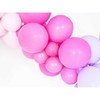 PartyDeco Stiprūs balionai Fuksijos spalvos 30 cm, 50vnt