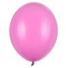 PartyDeco Stiprūs balionai Fuksijos spalvos 30 cm, 50vnt