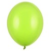 PartyDeco Stiprūs balionai Laimo žalia 30 cm, 50vnt