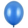 PartyDeco Stiprūs balionai Rugiagėlių mėlyna, blizgūs 30 cm, 50vnt