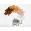 PartyDeco Stiprūs balionai Šviesiai persikinė 30 cm, 50vnt