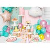 PartyDeco Šventinės kepurėlės "Pastelė" 6vnt