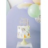 PartyDeco Torto papuošimas medinis Happy Birthday