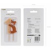 PartyDeco Torto žvakutė Meškutis vienetas 7 cm