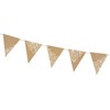 PartyDeco Trikampiukų girlianda Ruda
