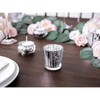PartyDeco Žvakidė Sidabrinė 6cm 4vnt