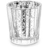 PartyDeco Žvakidė Sidabrinė 6cm 4vnt