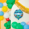 Folinis balionas Happy birthday Transportas 45 cm