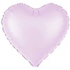 Folinis balionas Širdelė 45cm, šviesiai violetinė
