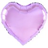 Folinis balionas Šviesiai Violetinė širdis 45cm