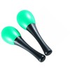 Plastikiniai marakasai Condorwood, 6cm žali