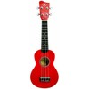 Soprano ukulelė Condorwood, raudona