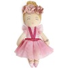 Svoora medžiaginė lėlė balerina, 20 cm