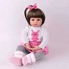 Ecost prekė po grąžinimo Anyee 60 cm Reborn Baby Girl gyvas rankų darbo minkštas silikoninis vinilo (Atnaujinta)