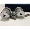 Ecost prekė po grąžinimo Bricard 811900 cilindro užraktas apvalus rutulys 39,5 cm dvigubas chromas (Atnaujinta)