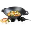 Ecost prekė po grąžinimo, Domo Do-8708W didelis juodas aliuminio elektrinis Wok 5 l (Atnaujinta)