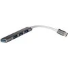 Ecost prekė po grąžinimo Ecost customer return AYCLIF Port Hub USB-C to 4 x USB-A 3.0, Gray (Atnaujinta)