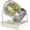 Ecost prekė po grąžinimo GEO Sprouting Jar - Italian Design - Glass Jar with Stainless Steel Screen, (Atnaujinta)