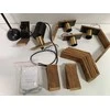 Pakabinamas šviestuvas Ecost prekė po grąžinimo Homemania Pendant Lamp Metal Gold Juodas Wood (Atnaujinta)