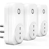 Ecost prekė po grąžinimo Meross Smart WiFi kištuko lizdas, itališkas išmanusis kištukas 16a (L tipas (Atnaujinta)