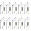 Ecost prekė po grąžinimo Neoteck Poignée de Fen?tre 10 Pcs UPVC Poignée de Fen?tre Double Vitrage Po (Atnaujinta)
