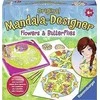 Ecost prekė po grąžinimo Ravensburger 29809 - Gėlės ir drugeliai, 2-in-1 Mandala Designer Midi (Atnaujinta)