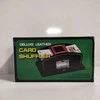 Ecost prekė po grąžinimo Relaxdays, juodas Kartenmischer Elektrisch, Leder, 2 Decks, Mischgerät zum (Atnaujinta)