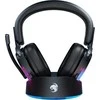 Ecost prekė po grąžinimo Roccat Syn Max Air - Belaidis RGB žaidimų ausines su 3D garsu ir dokavimo s (Atnaujinta)