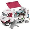 Ecost prekė po grąžinimo Schleich 42370 Mobilus veterinaras su Hanoverių veislės kumeliukais (Atnaujinta)