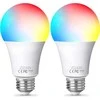 Ecost prekė po grąžinimo Smart LED Light Bulb 10 W, 1000 LM, WiFi Bulbs E27, Fitop, Dimmable, Warm W (Atnaujinta)