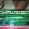 Ecost prekė po grąžinimo Smiffys, Moteriškas seksualus kareiviškas kostiumas (Atnaujinta)